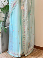 Pastal Blue Kotta sareesaree -PBR10D