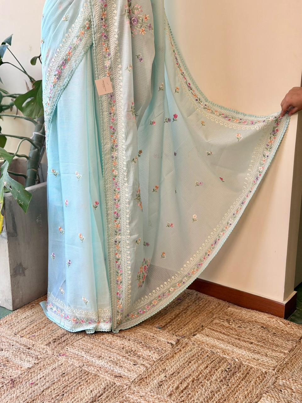 Pastal Blue Kotta sareesaree -PBR10D