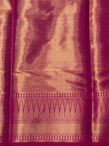 Magenta Banarasi silk saree -RUK45A