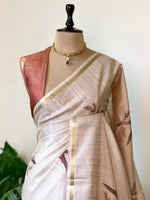 Tusser silk saree -PBR16