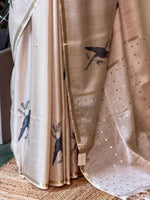 Tusser silk saree -PBR16A