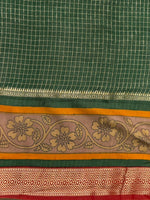 Maroon Georgette chanderi silk saree -PBR18A