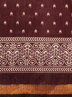 Tribal Printed silk cotton saree -PBR19C