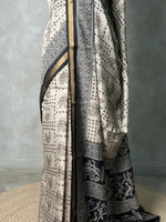 Tribal Printed silk cotton saree -PBR19B