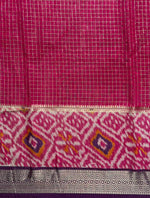 Purple chanderi silk saree -PBR18I