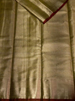 Greenish Gold Tissue Kanchipuram saree- PBRIDE44G