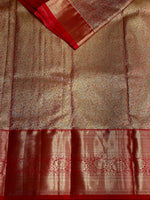 Red Tissue Kanchipuram saree- PBRIDE47C