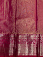 Magenta Tissue Kanchipuram saree- PBRIDE47D