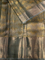 Pastal blue Tissue Kanchipuram saree- PBRIDE44I