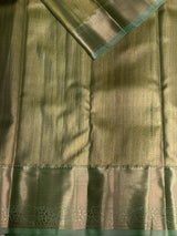 Pastal blue Tissue Kanchipuram saree- PBRIDE44L