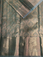 Pastal blue Tissue Kanchipuram saree- PBRIDE44M