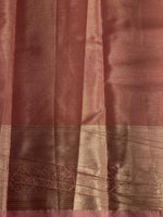 Baby Pink Tissue Kanchipuram saree- PBRIDE44N