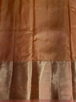Peach Tissue Kanchipuram saree- PBRIDE44Q