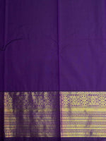 Violet kanchipuram silk saree- PSSR336