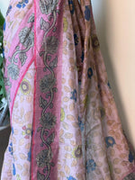 Pink mul chanderi saree- PBR26B