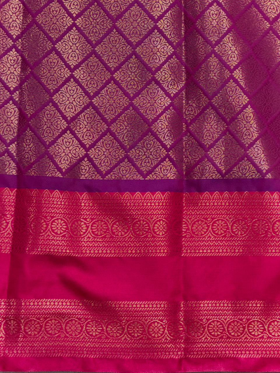 Blue banarasi silk saree- GAL14