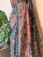 Deep Green mul chanderi saree- PBR26D