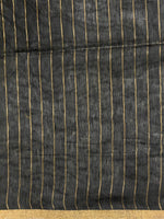 Black Jamdani Silk cotton saree- PBR4N1
