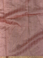 Peach Jamdani Silk cotton saree- PBR4N2