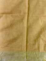 Yellow Jamdani Silk cotton saree- PBR4H2