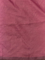 Onion Pink Jamdani Silk cotton saree- PBR4N5