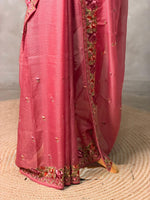 Onion Pink Soft kotta saree- PBR29C