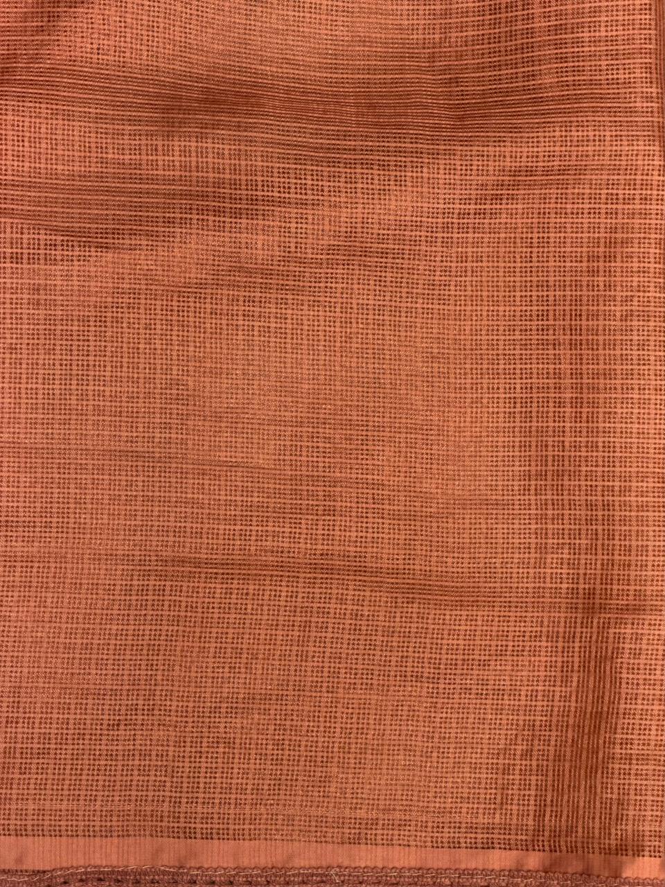 Biscuit colour Soft kotta saree- PBR29D