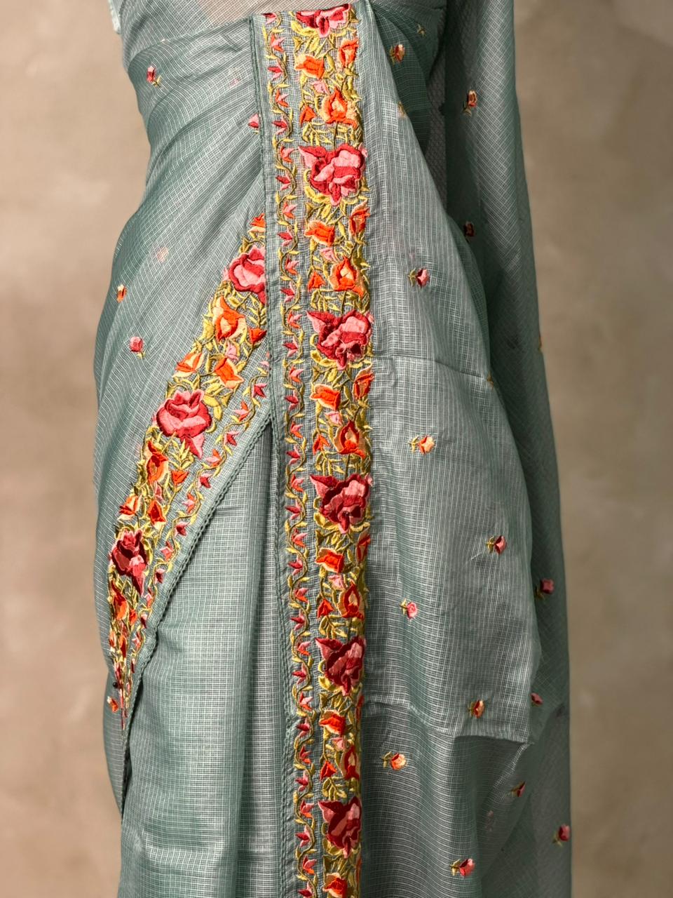 Blue Soft kotta saree- PBR29F