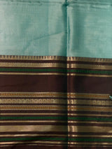 Blue semi silk saree - PIH88A