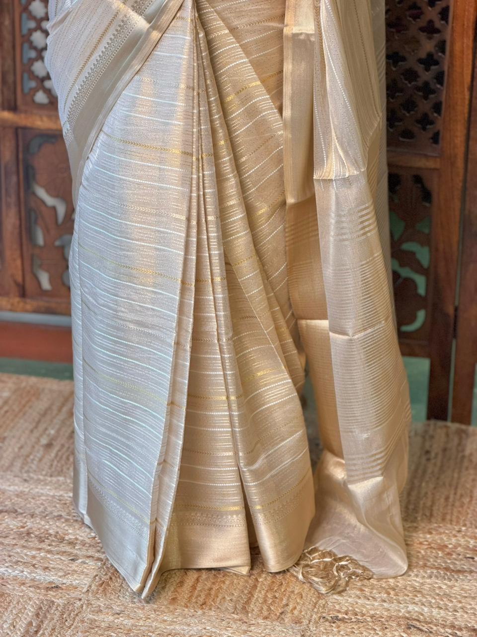 Tissue Banarasi silk saree- Onam26C