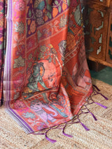Purple Soft silk saree- PBR30