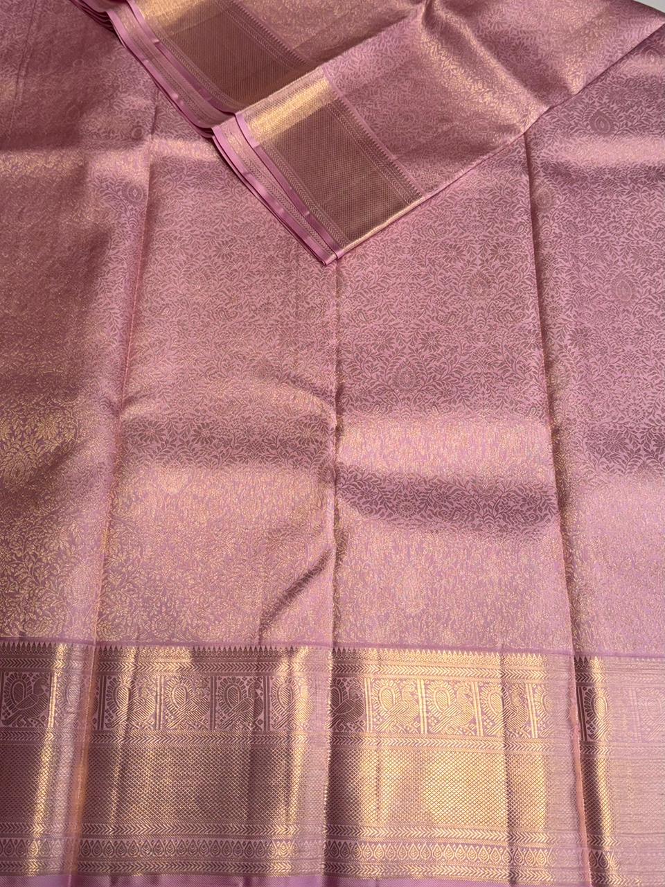 Gold Pure Tissue Kanchipuram Silk saree - PPURE77