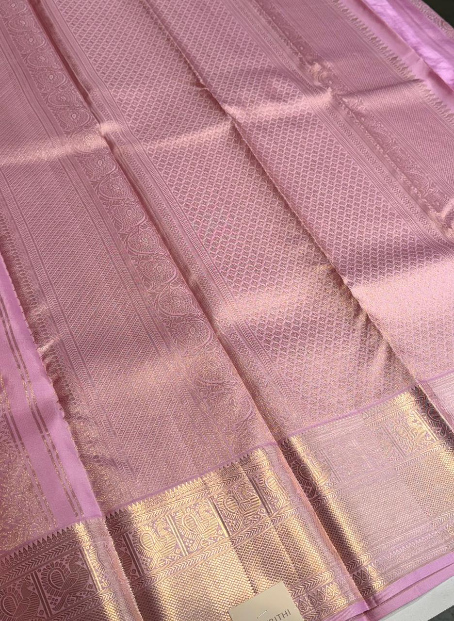 Gold Pure Tissue Kanchipuram Silk saree - PPURE77