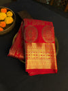 Maroon Pure Kanchipuram Silk saree - PPURE78