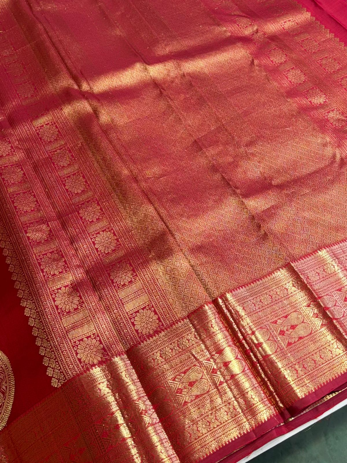 Maroon Pure Kanchipuram Silk saree - PPURE78