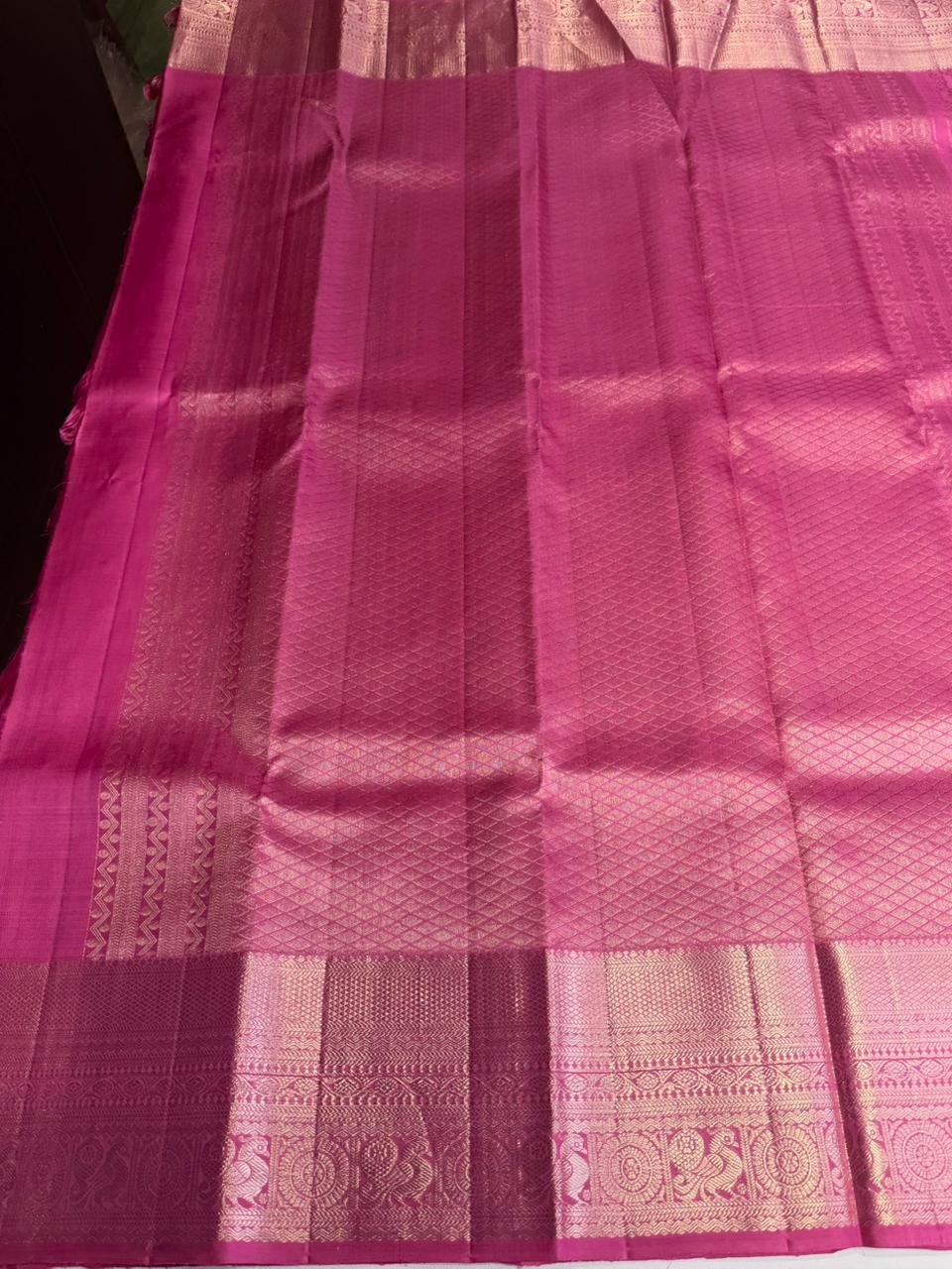 Pink Pure Kanchipuram Silk saree - PPURE66