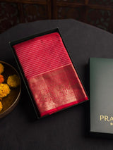Red Pure Kanchipuram Silk saree - PPURE88