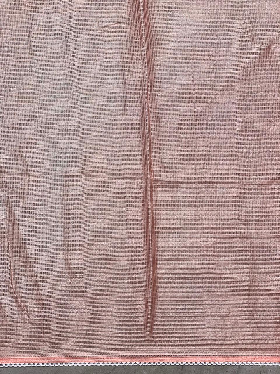 Pastal peach soft Kotta saree- PBR33C