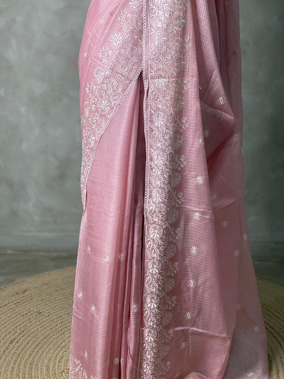 Pink soft Kotta saree- PBR33E