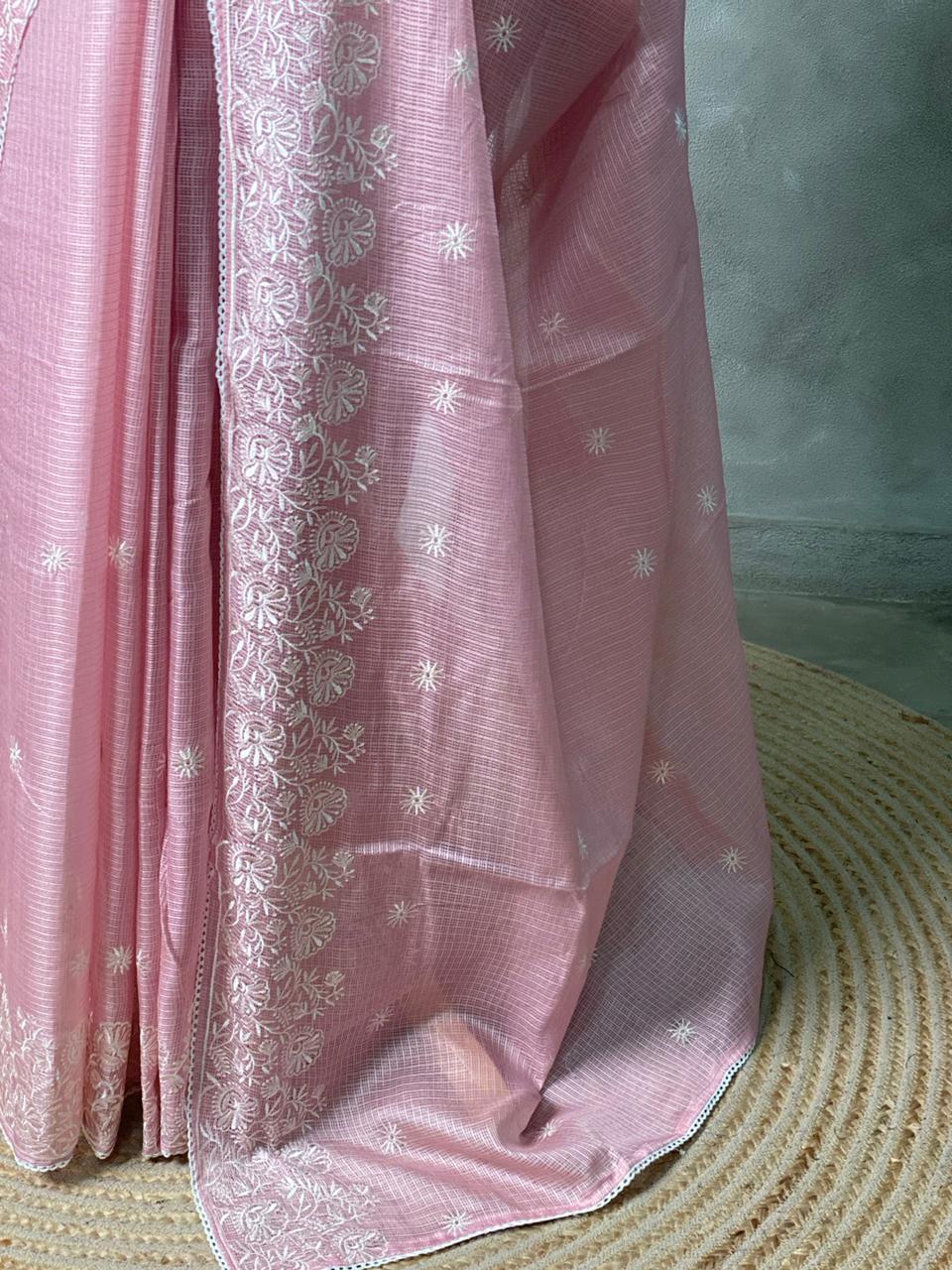 Pink soft Kotta saree- PBR33E