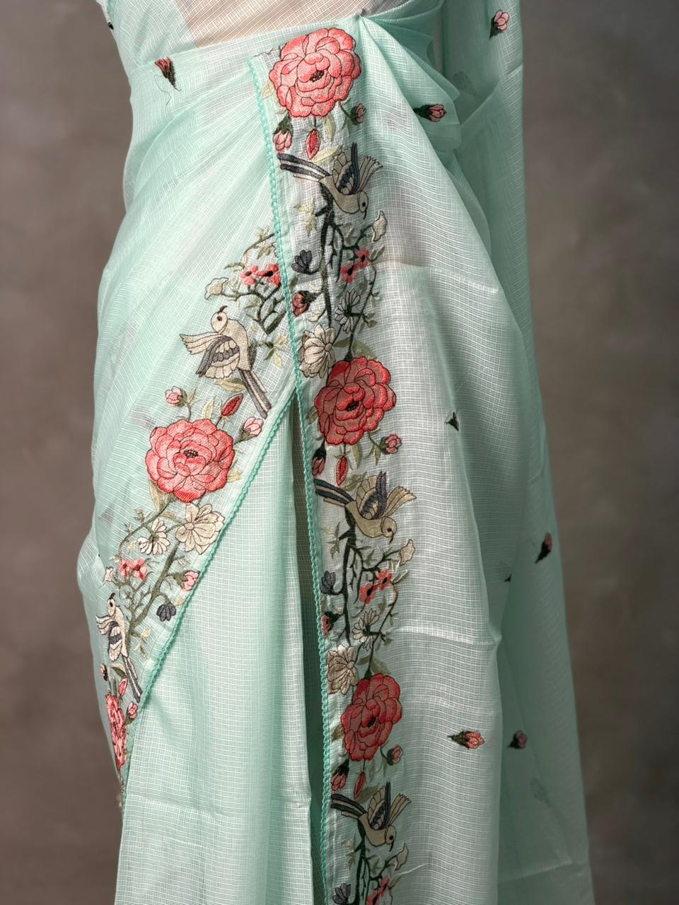 Blue soft Kotta saree- PBR33N