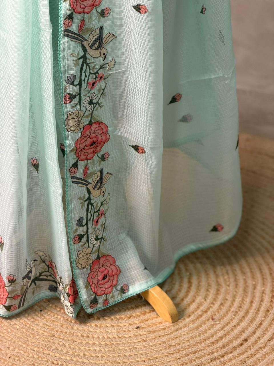Blue soft Kotta saree- PBR33N