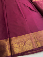 Purple semi Kanchipuram saree- PBRIDE48I
