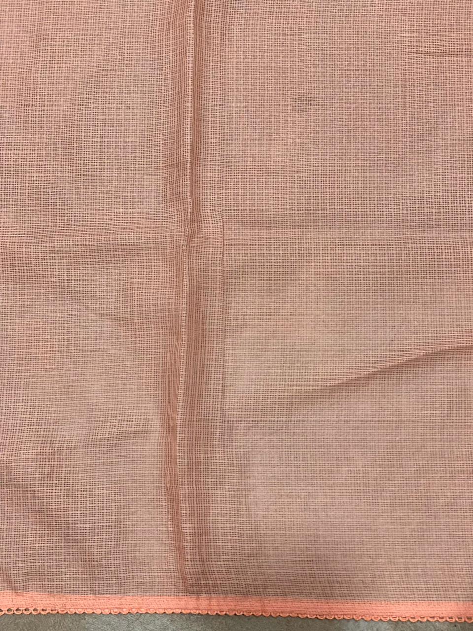 Peach soft Kotta saree- PBR33Q