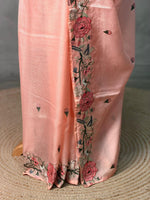 Peach soft Kotta saree- PBR33Q