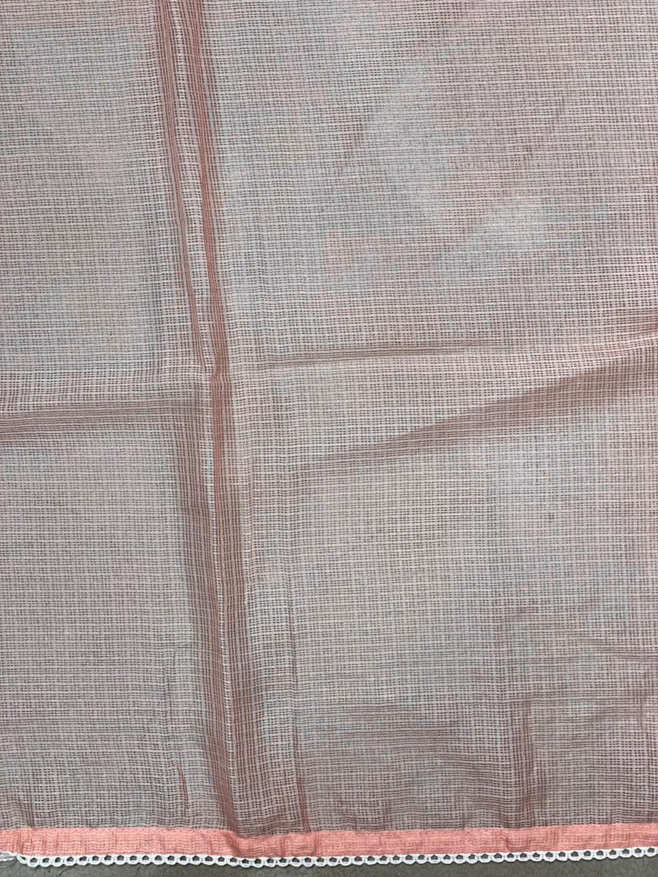 Peach soft Kotta saree- PBR33L