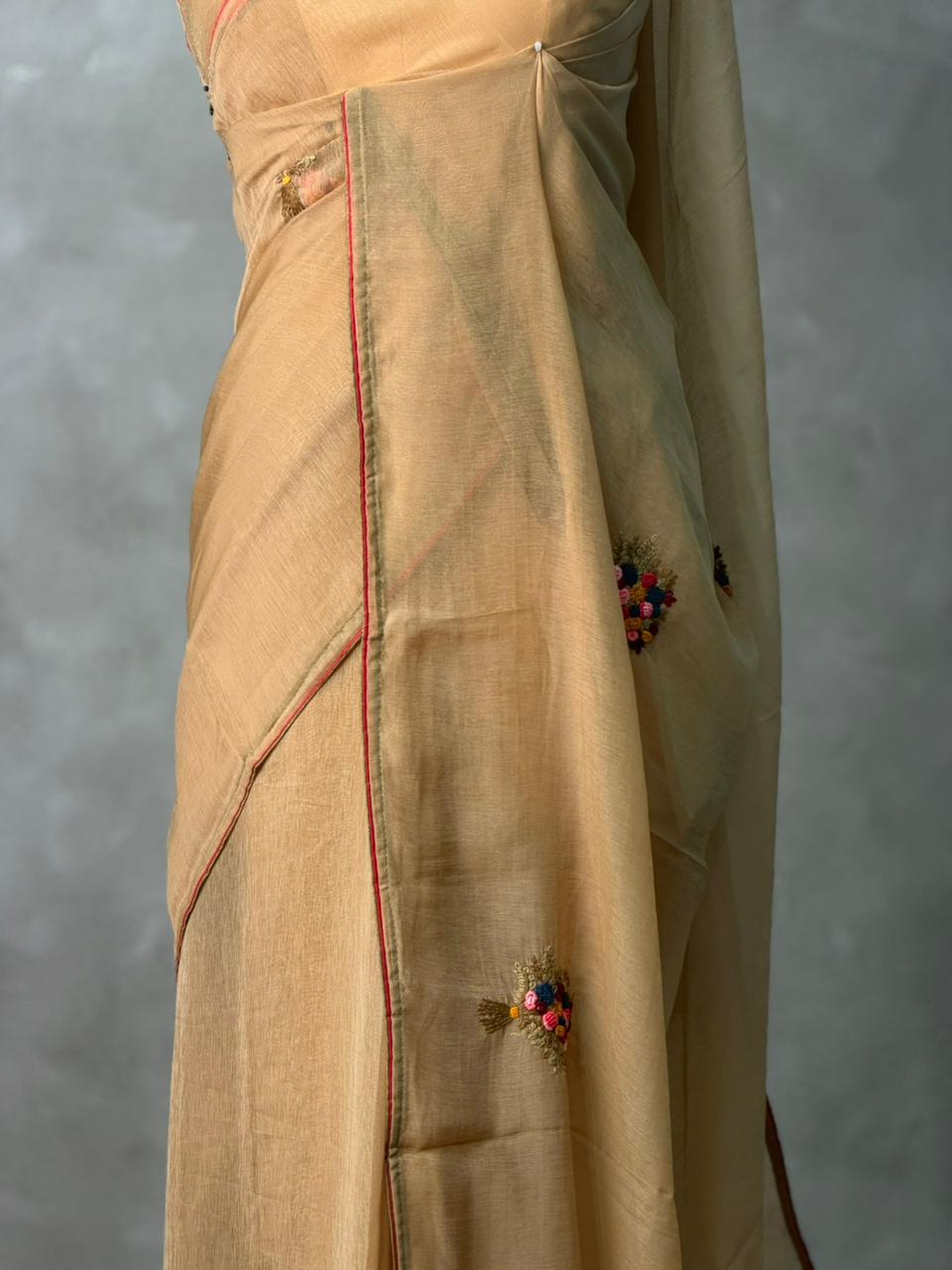 Soft organza chanderisaree- PBR36