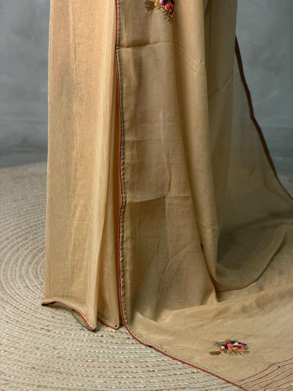 Soft organza chanderisaree- PBR36