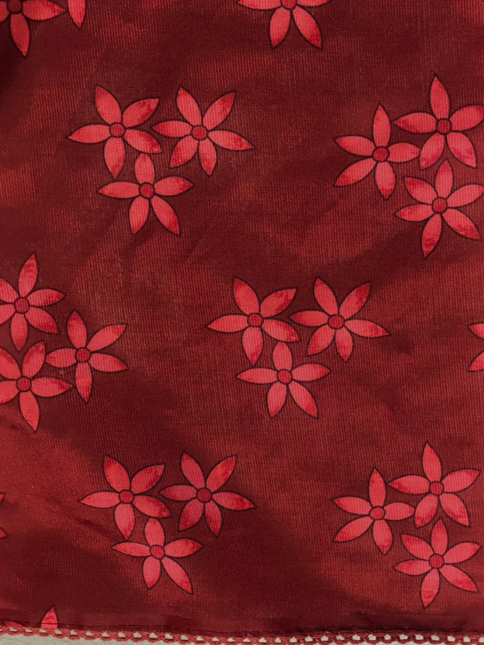 Maroon Soft kotta saree - PBR35A