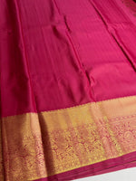 Magenta semi Kanchipuram saree- PBRIDE48Q